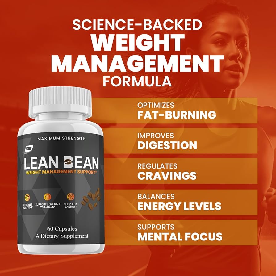 LeanBean fat burner bottle—weight management formula