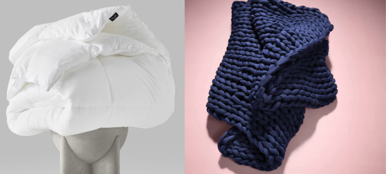 Bearaby vs Hush weighted blankets for adults comparison