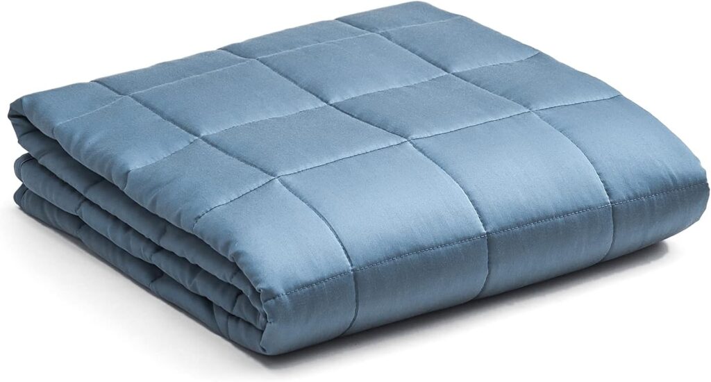 YnM weighted Blanket good for hot sleepers