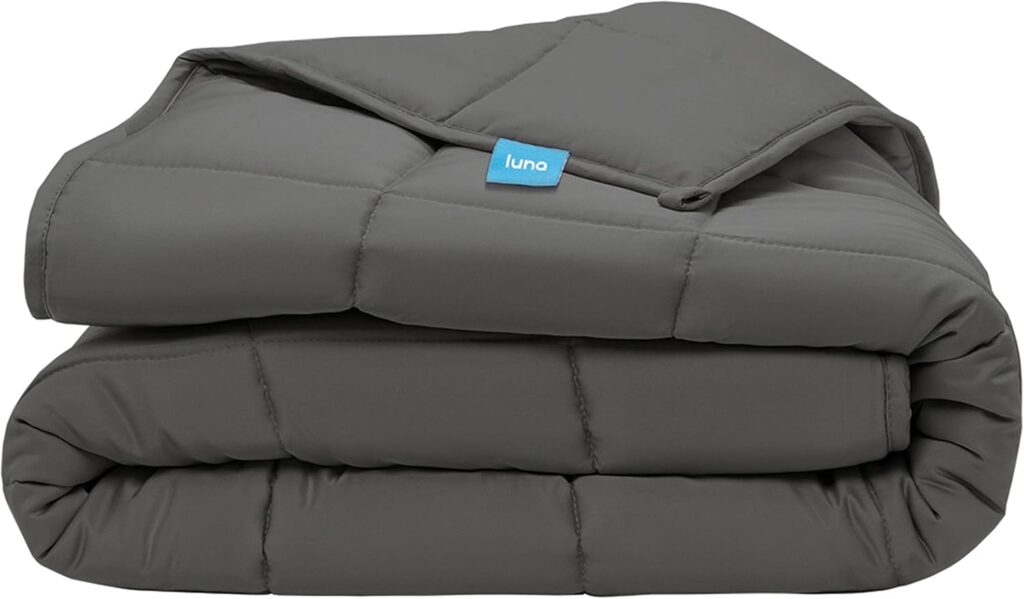 Luna weighted blanket for adults with anxiety